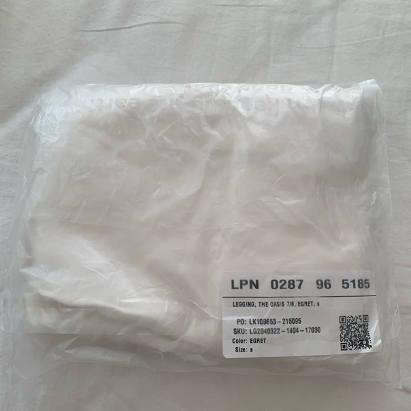 Leggings High-waisted 7/8 off-white new with tags - Picture 4 of 4